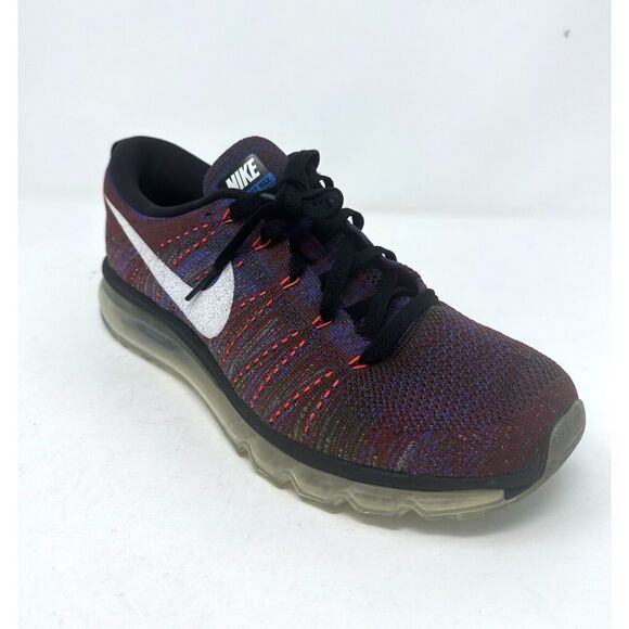 NIKE Men's size 10 FLYKNIT AIRMAX Running Trainers sneakers 620469 016  NEW - Picture 8 of 10
